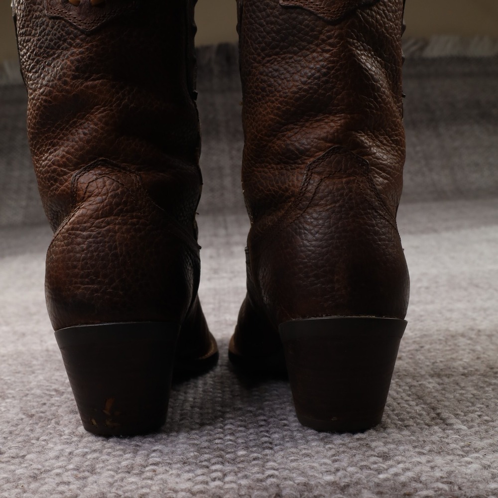Ariat Dixie 10001368 Brown Oiled Leather Western Boots Womens 8.5 B - Picture 8 of 9